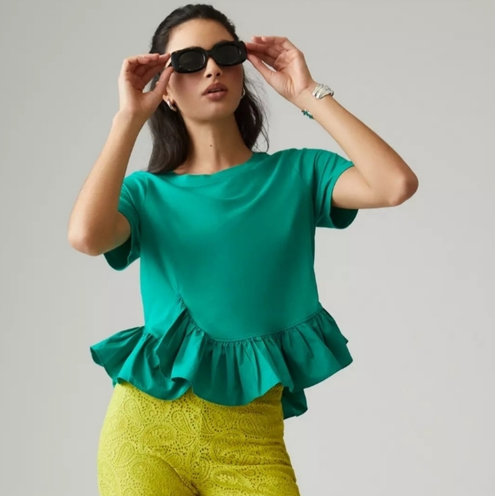 Maeve Ruffle-Hem Top - Picture 4 of 4